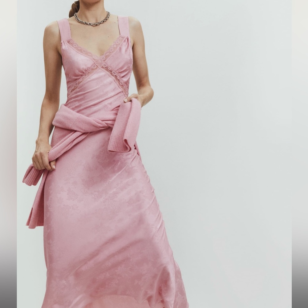 ISO DO NOT BUY!! Reformation Provence silk dress in pink